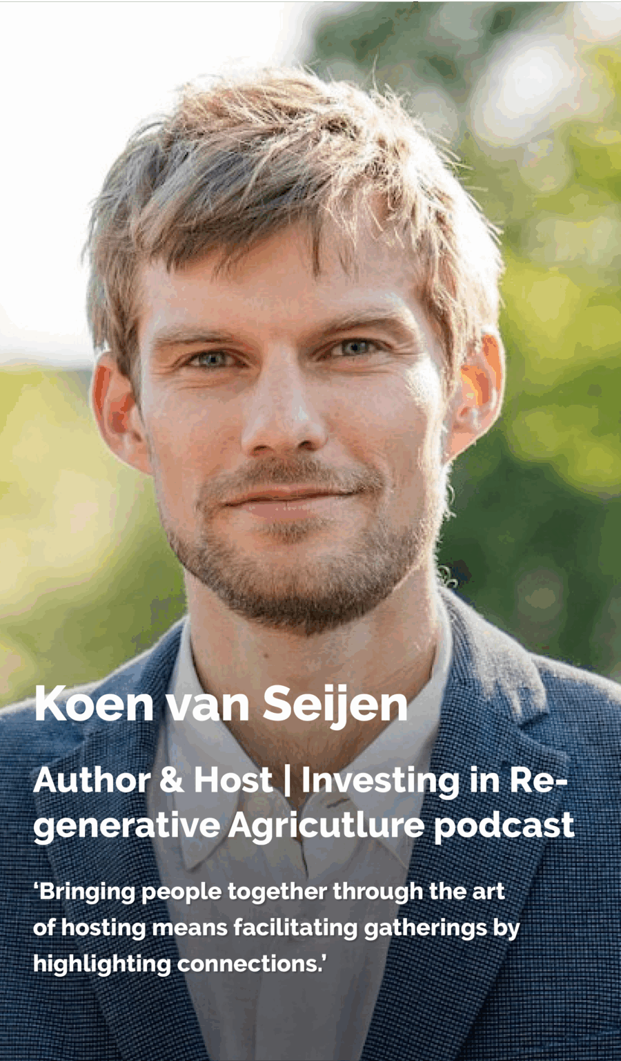 Testemonial TRC website Koen van Seijen